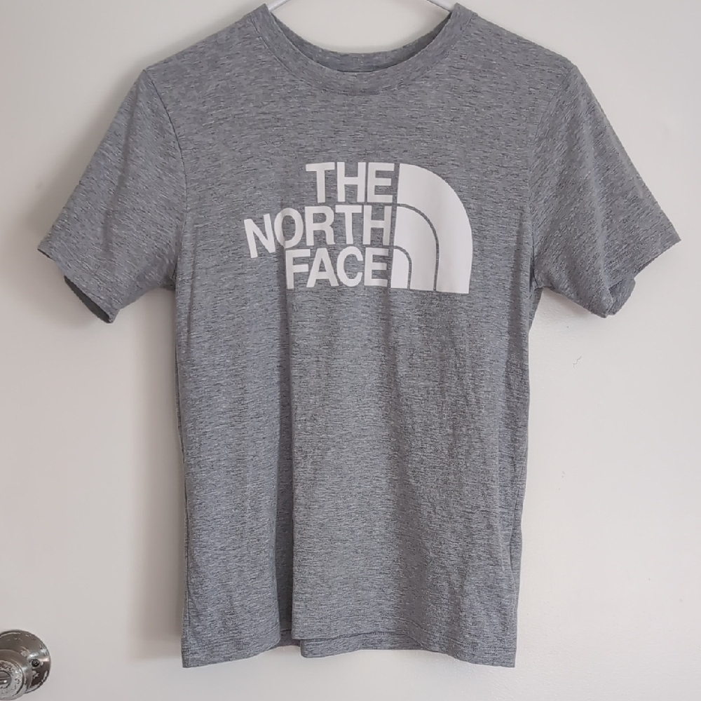 The North Face Gray Short Sleeve Tee Iconic Logo